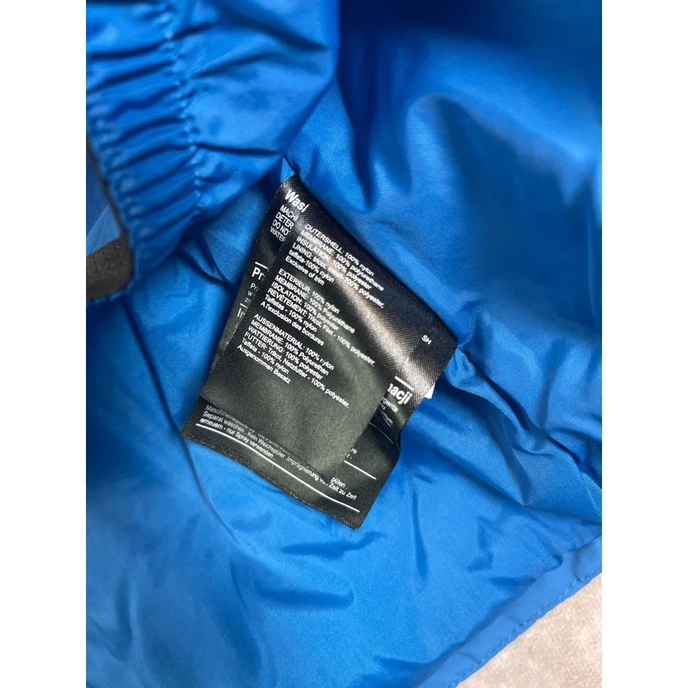 Burton Chittagong Ski Jacket Dryride Shell Boys Medium Blue Snowboard Hooded